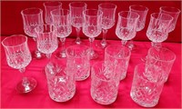 41 - LARGE LOT OF CRYSTAL GLASSWARE