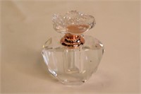 Olge Cassini mini crystal perfume bottle 2.5" h
