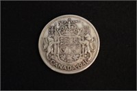 Canadian 1941 (50 cent ) coin