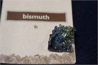 Bismuth Bi stone 1" w x 3/8" h