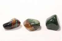 3 Gem stones 1/2" - 1 1/2"
