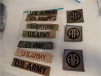 7 US Army Patches; 3 AA Patches