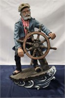 Resin large Sea Captain 17" high