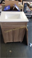 24" Vanity with sink