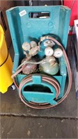 oxygen & acetylene tanks