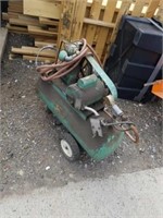 Old compressor and old chipper