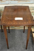 Antique Mother-of-Pearl Side Table