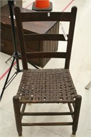 Slat Back Junior Chair w/ Painted Split Oak Seat
