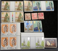 STAMPS, MISC COLLECTION, SEE PICTURES.