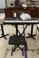 Yamaha Electric Keyboard w/ Adjustable Stool
