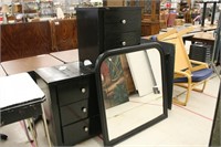 MDF Dresser w/ Mirror & Matching Nightstand