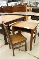 Vintage School Desk w/ Chair ~ 24"w x 18"d x 24"h