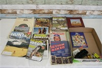 Lot of Hunting & Sports Magazines, Targets & etc