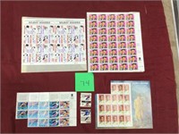 120  unused collectors stamps