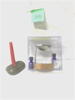 Stone candle holder/aroma oil burner