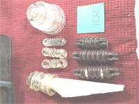 7-antique Insulator parts with names +#s