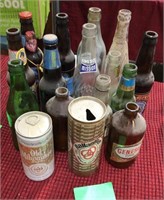 15 assorted odd or vintage bottle