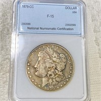 1879-CC Morgan Silver Dollar NNC - F15