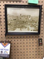 1950 or 60;s w/ plane crash sight photo in 8x10