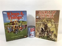 2 livres/BD's Kings of Things & Source of the Nile