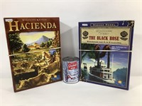 2 jeux de table Hacienda & The Black Rose
