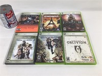 6 jeux Xbox360 dont Oblivion