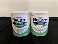 (2) cans of hypoallergenic EleCare Amino