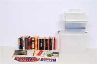 Books, Assorted Containers