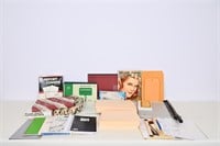 Assorted Office Supplies, Paper, Paper Cutter