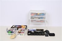 Assorted Office Supplies, Organizers