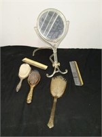 Antique brushes and combs