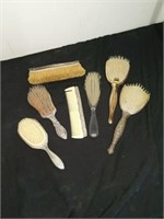 Antique brushes and comb