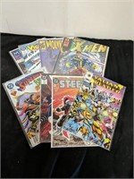 Group of comic books. Bagged and boarded