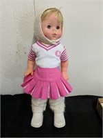 Vintage cheerleader baby doll