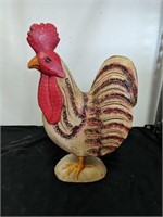13 in wood rooster decor