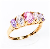 Jewelry 10kt Yellow Gold CZ Ring