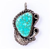 Jewelry Sterling Silver Turquoise Pendant