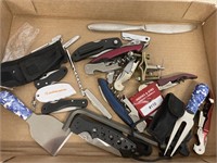 Knives and bottle openers