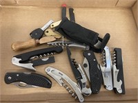 Knives and bottle openers