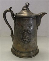 11.5 Antique Silver Plate Pitcher