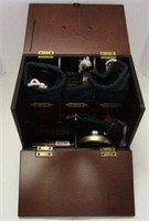 Quality Shoe Polish Kit In Wood Box