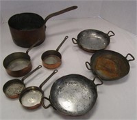 Vintage Pot, Pans & Measuring Cups