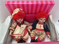 2 Marie Osmond Huggs & Kissy Doll W/COA
