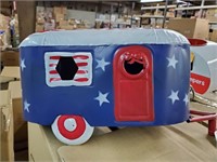 RED WHITE BLUE CAMPER