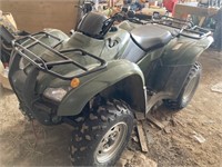 2008 HONDA 420 TRX420FM QUAD, WARN WINCH,