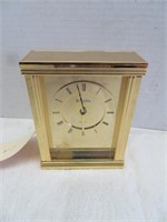 Boluva Quartz mantle clock, 4" 5"H