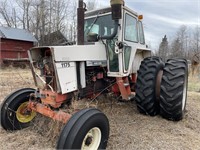 CASE 1175 2WD TRACTOR C/W 18.4X38 CLAMP ON DUALS