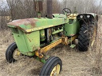 1965 JOHN DEERE 4020 2WD OPEN STATION TRACTOR ,