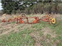 3PH OTMA 10 WHEEL HAY RAKE