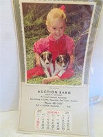 1971 Buchanan's Auction Barn calendar